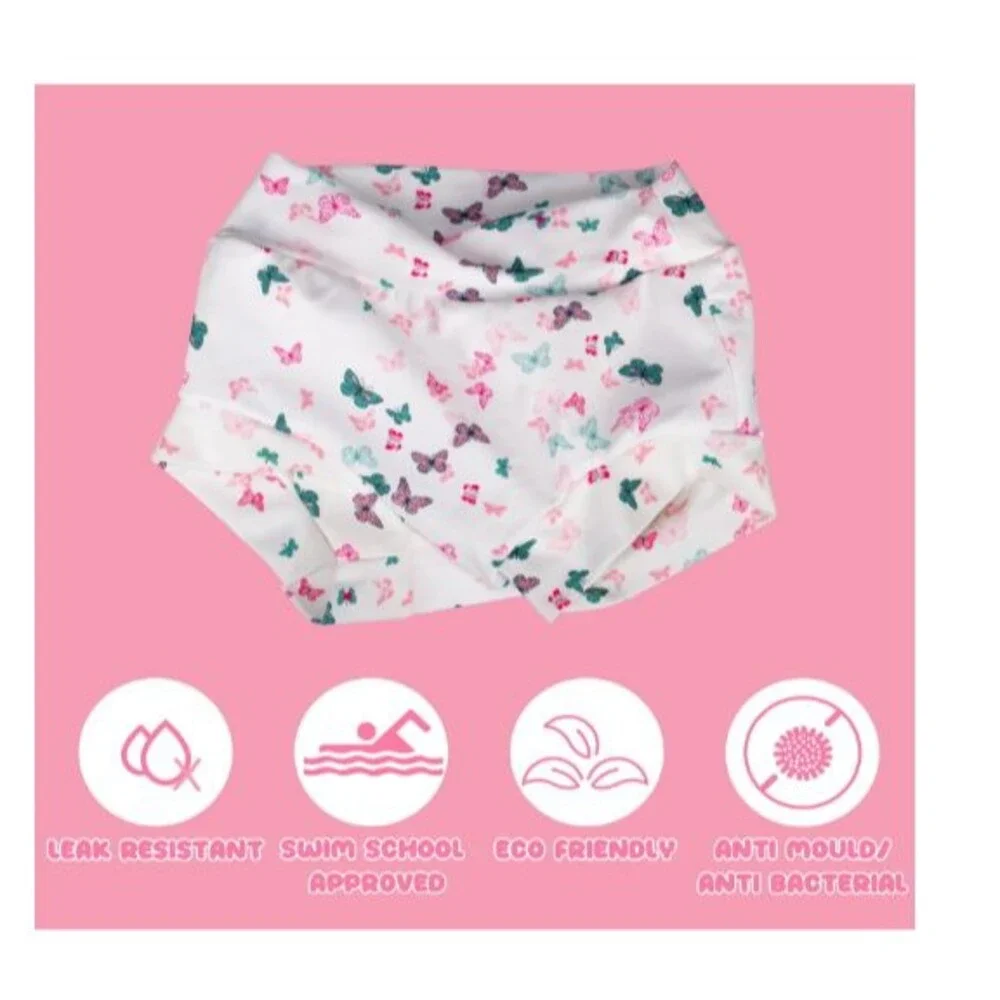 Baby Swim Diapers 2T Reusable 3 Pack Adjustable Washable Waterproof BIG ELEPHANT